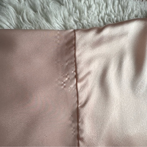 VINTAGE Gold Label Victoria's Secret Pink Short Sleeve Button Down Pajama Top - Picture 7 of 8